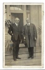 Prez-elect Harding W/ Kingmaker Refro Creager 11/1920 Brownsville TX RP Postcard picture
