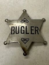 Vintage Obsolete Bugler Star Shaped Badge by Partridge KCMO picture