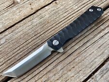 EDC Pocket Knife, Stainless Steel Handle, Ball Bearing Pivot, D2 Steel Blade picture