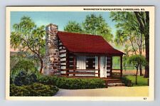 Cumberland MD-Maryland, Washington's Headquarters, Antique, Vintage Postcard picture