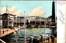 New Haven CT White City Savin Rock Amusement Park 1906 Antique Postcard B589 picture