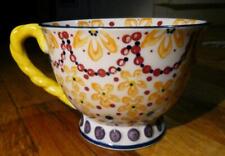 Anthropologie AKILA WITH A TWIST CUP Elka Ayaka PEDESTAL MUG Floral Design-New picture