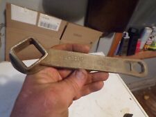 VINTAGE ANTIQUE CAST IRON N-3387  25-20   3-WAY MULTI TOOL WRENCH  9'' LONG picture