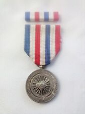 French Railway Workers Honor Medal W/ Ribbon Bar/ Silver/ 1951/ Named/ Pre-owned picture