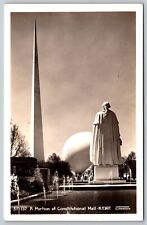 RPPC NY Worlds Fair 1939 Postcard A Portion Of Constitutional Mall Washington picture