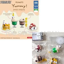 Peanuts Capsule Toy Mini Figure Yummy Sweets Mascot Complete Set Takara Tomy picture