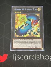 Yugioh Number 49: Fortune Tune 1st Edition Secret Rare NUMH-EN029 Never Played  picture