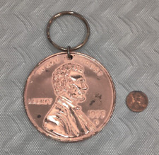 Big 1995 Denver Lincoln Penny 3 Inch Keychain From Washington D.C.  42124 picture