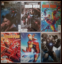 TONY STARK IRON MAN #1-6 (2018 Marvel) STEALTH ARMOR VARIANT *FREE SHIPPING* picture