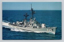 Postcard US Navy Ship USS Hull DD-945, Vintage Chrome H11 picture