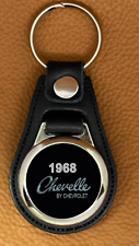 1968 CHEVELLE KEYCHAIN BLACK AND SILVER picture