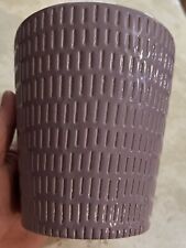 Vintage Lavender Purple Pot Vase Made In USA  picture