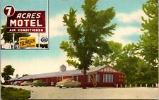Linen Postcard 7 Acres Motel on U.S. 40 in Wentzville, Missouri picture