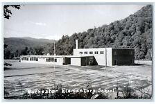 Rochester Washington Postcard RPPC Photo Elementary School Building c1950's picture