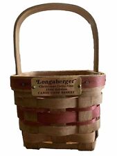 Longaberger 1986 Christmas Collection Candy Cane Basket picture