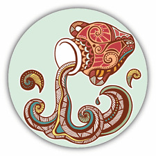 Aquarius Zodiac Symbol Astrology Sign Car Sticker Decal 5