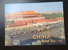 Vintage 1960s-70s China a Brief Survey-Brochure Featuring Tian An Men, Beijing picture