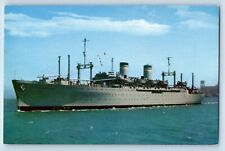 USNS General Daniel I. Sultan T AP 120 Postcard US Navy Military Ship c1950's picture