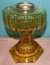 Aladdin Cathedral Oil Kerosene Lamp Amber Glass B-109 picture