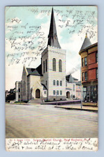1908. SALEM BAPTIST CHURCH. NEW ROCHELLE, NY. POSTCARD 1A37 picture