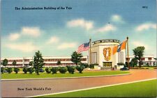 Postcard~New York World's Fair 1939~Administration Building~Linnen~Unposted picture