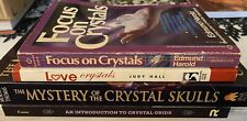 Lot of 4 Crystal Healing, Love Crystals, Crystal Grids & Magic Skull Books picture