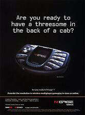 Nokia N-Gage Original 2004 Ad Authentic Obscure Video Game Console Promo picture
