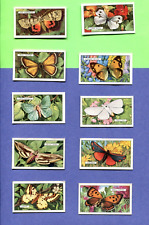 1938 GALLAHER LTD CIGARETTES BUTTERFLIES AND MOTHS 10 DIFFERENT CARD LOT picture