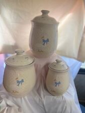 Vintage 3 piece country geese canister set picture
