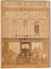 Vintage circa 1890s Photograph John C.Burt Manufacturer Of Clothing, Building picture