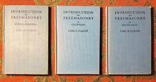 Introduction to Freemasonry Carl H Claudy 3 vol. Apprentice, Fellowcraft, Master picture