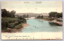 Meadville Pennsylvania~French Creek~Rotograph~Handcolored~1906 Postcard picture