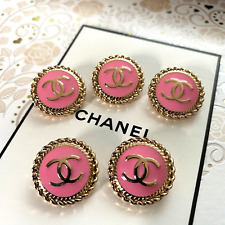 Lot of 10 Chanel Button Gold Tone CC Buttons 19 mm Stamped Logo 0,75 inch picture