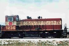 Train Photo - Wisconsin Central 1236 In Snow Locomotive 4x6 #7350 picture