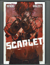 Scarlet Volumes 1 & 2 Hard cover, Icon Comics Bendis Maleev picture