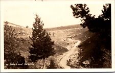 Real Photo Postcard a Telephone Canyon U.S. Highway 30 in Laramie, Wyoming picture