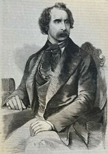 1866 Vintage Magazine Illustration Author Charles Dickens picture