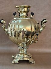 Antique Brass Samovar  Made In Tula With Stamp Rare Collectible picture