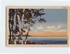 Postcard Beautiful Ocean Sunset Scene picture