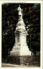 1918. BETHLEHEM,PA. CIVIL WAR MONUMENT. POSTCARD FF12 picture