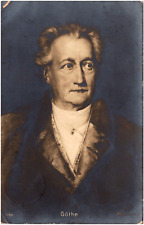 Johann Wolfgang von Goethe Portrait 1907 German Postcard Weimar Postmark picture