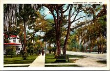 Postcard Ridgewood Avenue Street View Daytona Beach Florida B138 picture