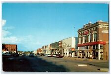 c1960's Looking East From The Main Business Section Enid Oklahoma OK Postcard picture
