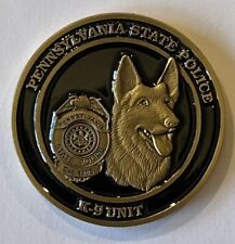 PSP Pennsylvania  State Police K9 Unit Challenge Coin picture