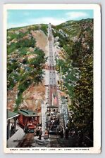 c1920s Mt. Lowe Great Incline Railway Train Mount Lowe California CA Postcard picture