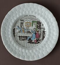 Antique Plate Staffordshire Transferware Childrens The Bootle Historical Artwork picture