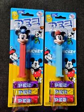 Lot of 2 PEZ Dispensers Steamboat Willie Mickey Pillbox Minnie Mouse MINT Disney picture
