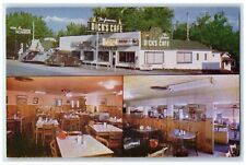 Dick's Cafe Dining Room Interior Dixie Camp Cars St. George Utah UT Postcard picture