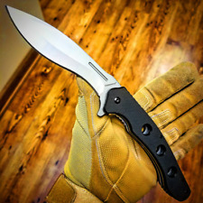 Timber Wolf Assisted Open Pocket Kukri Folding Knife Black G10 TW667 10.75