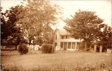RPPC Postcard People Pose for Photo Outside Home Crocker Missouri MO 1925   Y099 picture